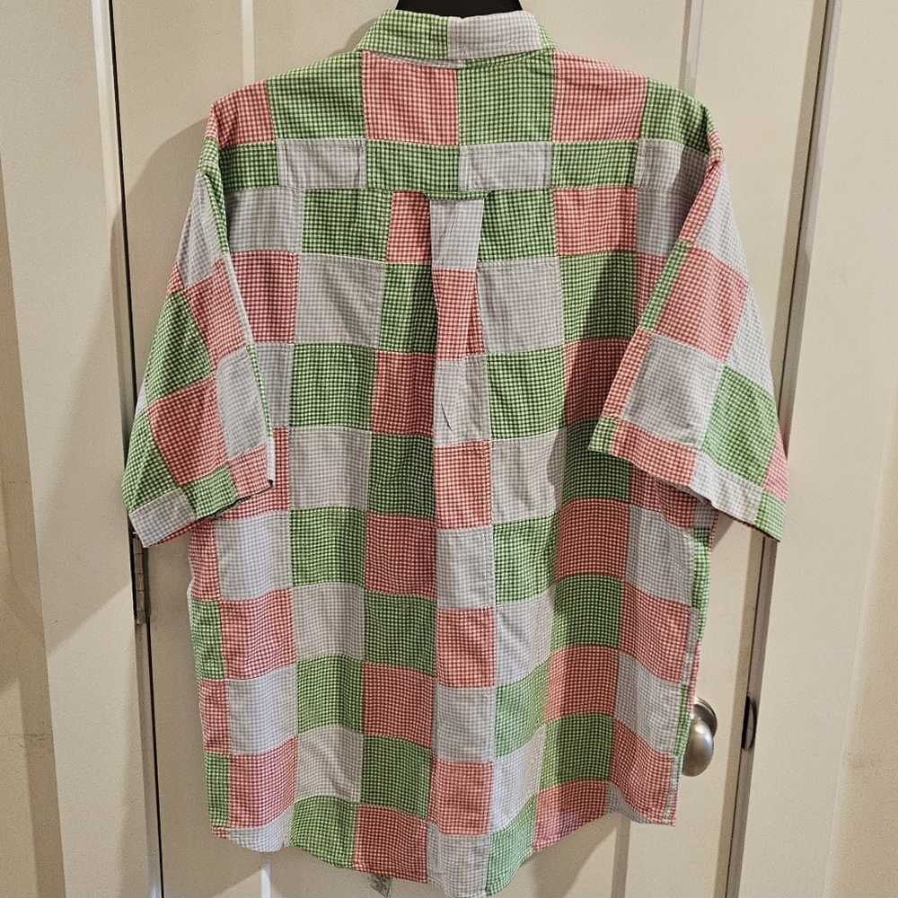 Orvis Patchwork Gingham Button-Down Short-Sleeve … - image 5